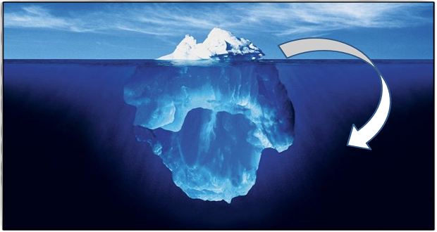 A Point of Don't Melt The Iceberg. Flip Over. The Inclusion Solution