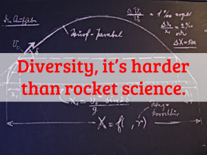 Why Is Diversity Harder Than Rocket Science