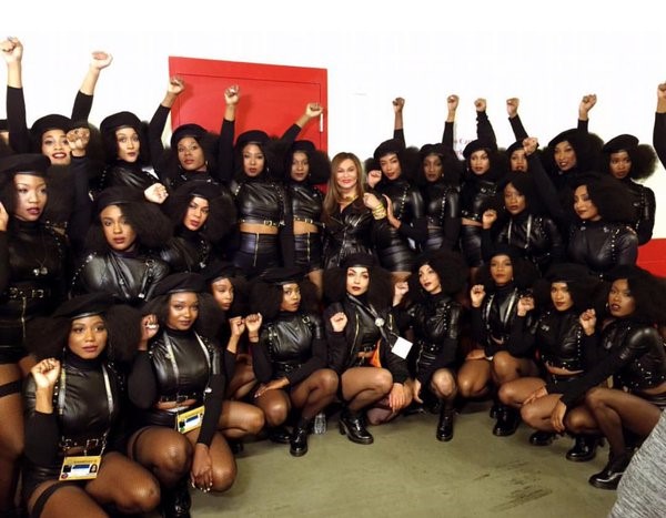 Dancers from Beyoncé’s Super Bowl Halftime Performance