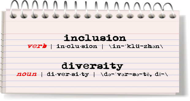 A Point of View: Inclusion is a Verb, Diversity is a Noun