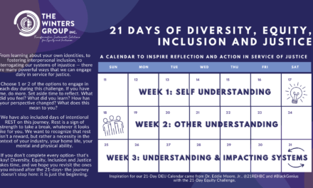 The Buzz: 21-Day Challenge for Diversity, Equity, Inclusion, and Justice